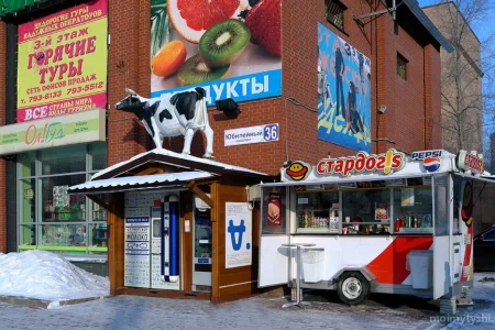 Автомат по продаже молока А-молоко на Юбилейной улице фото 1